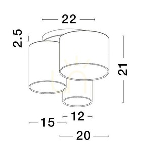 Plafond ACALCO Luces Exclusivas LE43454 1 Plafond ACALCO Luces Exclusivas LE43454 small 1