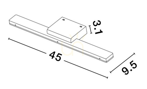 Kontrollera ACANOA vägglampa från Luces Exclusivas LE43456