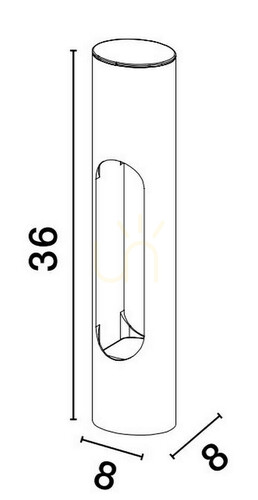 Kontrollera ACATLA Luces Exclusivas Belysningsstolpe LE73504