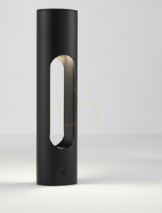 Svart LED-pollare för trädgården Luces Exclusivas ACATLA LE73504, 36 cm, 3000 K small 2