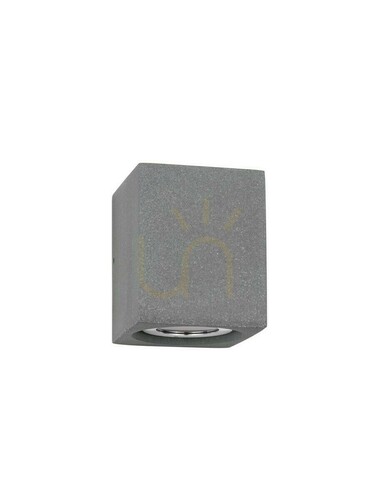 Kontrollera Utomhusvägglampa Luces Exclusivas ACHLUM LE73514 betong LED 5W 200lm 3000K grå IP65, kub 9 cm