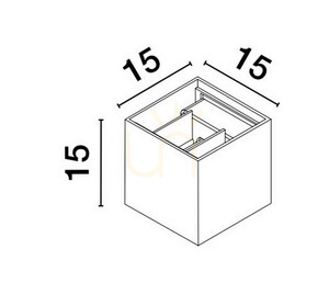 ACOMUL Luces Exclusivas vägglampa för utomhusbruk LE73520 small 3