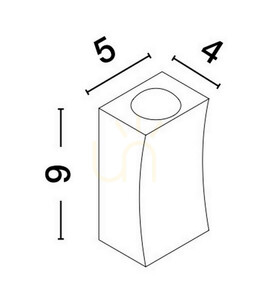ACOSTA Luces Exclusivas vägglampa för utomhusbruk LE73524 small 3