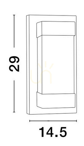 Kontrollera BACUSA Luces Exclusivas vägglampa för utomhusbruk LE73528