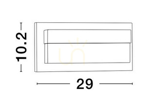 BACUSA Luces Exclusivas vägglampa för utomhusbruk LE73529 small 1