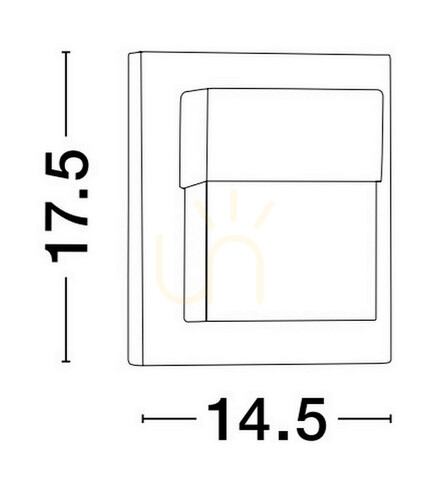 Kontrollera BACUSA Luces Exclusivas vägglampa för utomhusbruk LE73530