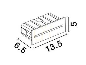 BACABA Luces Exclusivas vägglampa för utomhusbruk LE73562 2 BACABA Luces Exclusivas vägglampa för utomhusbruk LE73562 small 2