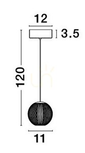 CANA Luces Exclusivas taklampa LE43471 small 4