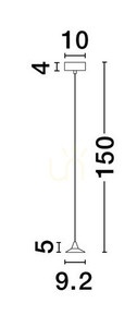 ACULA Luces Exclusivas taklampa LE43493 small 3