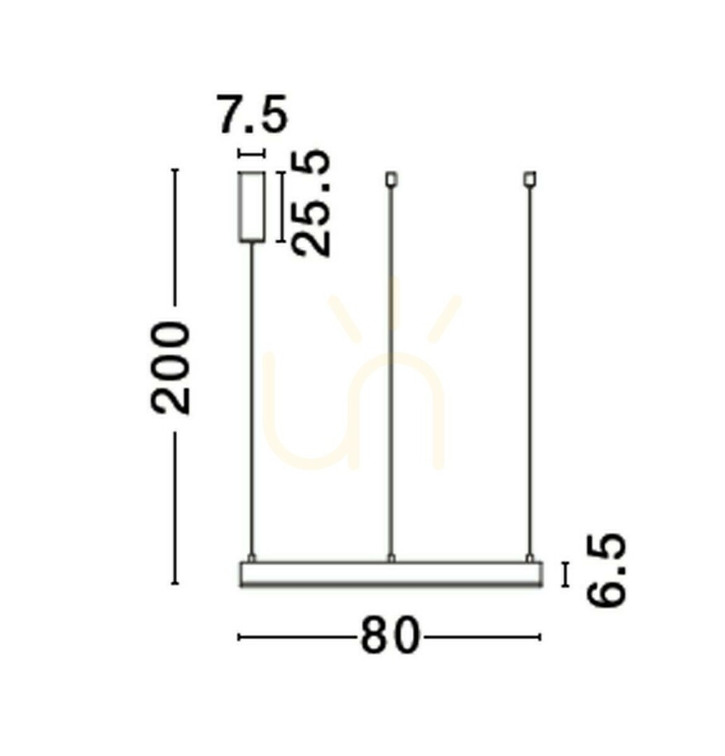 Förhandsvisning JACA Luces Exclusivas taklampa LE43501 JACA Luces Exclusivas taklampa LE43501