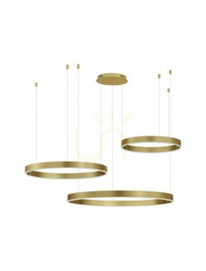 Luces Exclusivas JACA LE43503 taklampa, tre LED-ringar 140 W 3000 K, svart, Ø100 cm small 0