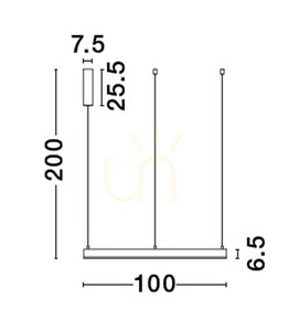 JACA Luces Exclusivas taklampa LE43507 small 2
