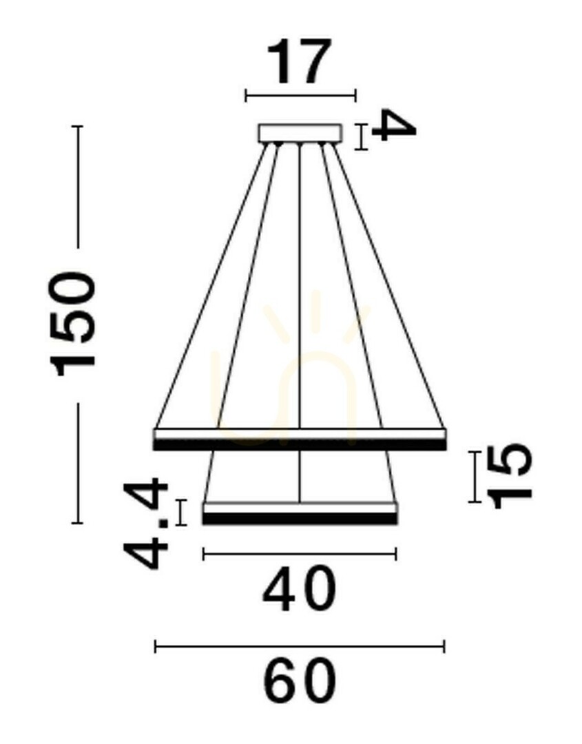 Utsikt ACACIO taklampa från Luces Exclusivas LE43557 ACACIO taklampa från Luces Exclusivas LE43557