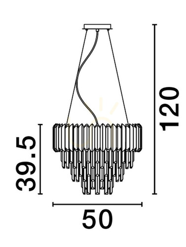 Kontrollera ACATEN Luces Exclusivas taklampa LE43574