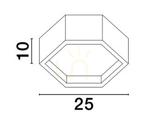 Kontrollera Plafond ADRIAN Luces Exclusivas LE43599