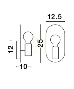BAJIO vägglampa från Luces Exclusivas LE43612 2 BAJIO vägglampa från Luces Exclusivas LE43612 small 2