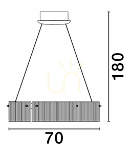 BAJIOS Luces Exclusivas taklampa LE43647 small 1