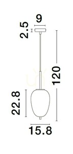 PILAR Luces Exclusivas taklampa LE43666 2 PILAR Luces Exclusivas taklampa LE43666 small 2