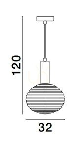 BALAJU taklampa från Luces Exclusivas LE43679 small 1