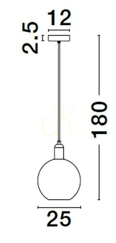 Kontrollera BALCHE taklampa från Luces Exclusivas LE43694