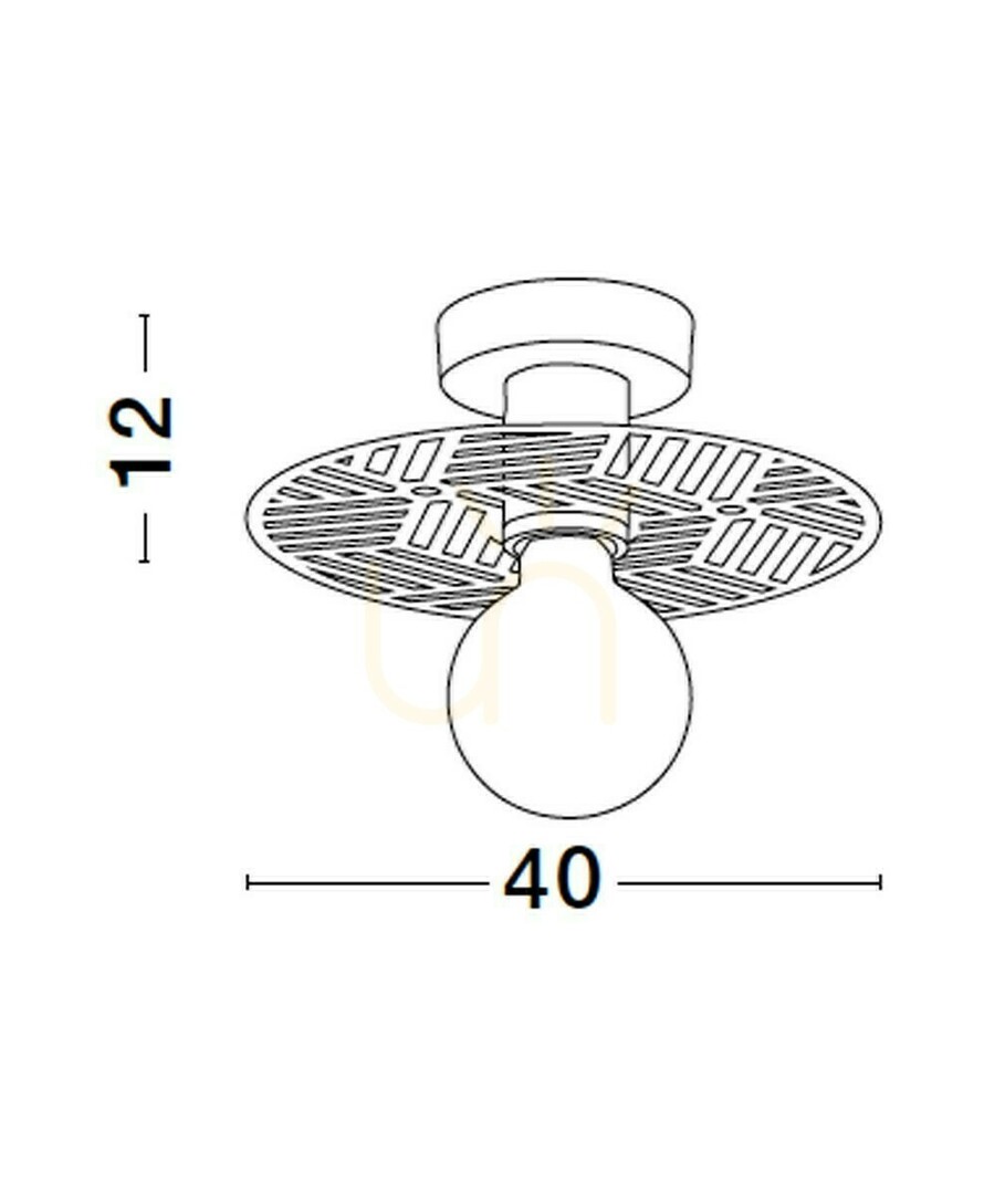 Utsikt Plafond BAMEPA Luces Exclusivas LE43701 Plafond BAMEPA Luces Exclusivas LE43701