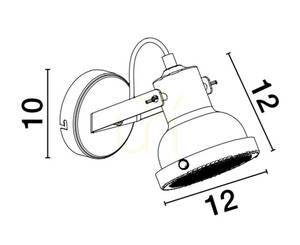 BANCOS Luces Exclusivas vägglampa LE43715 small 1