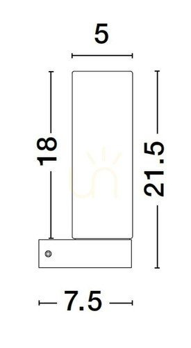 Kontrollera BANTHI vägglampa från Luces Exclusivas LE43723