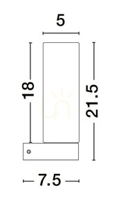 BANTHI vägglampa från Luces Exclusivas LE43723 small 1