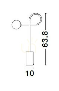 BANZHA bordslampa från Luces Exclusivas LE43726 small 2