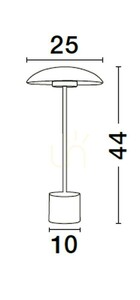 BARRON bordslampa från Luces Exclusivas LE43731 1 BARRON bordslampa från Luces Exclusivas LE43731 small 1
