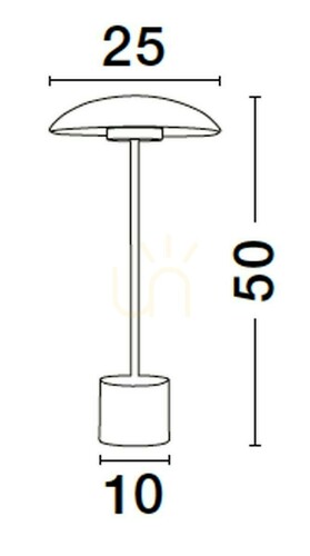 Kontrollera BARRON bordslampa från Luces Exclusivas LE43732