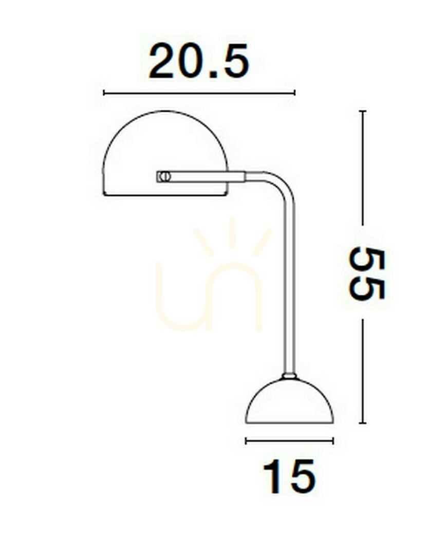 Förhandsvisning ABALOMA Luces Exclusivas skrivbordslampa LE43735 ABALOMA Luces Exclusivas skrivbordslampa LE43735