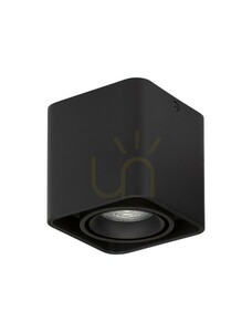 Luces Exclusivas Acatipa svart och guld GU10 utanpåliggande takspot LE61636 small 2