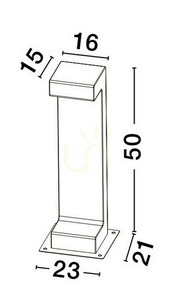 ACAHUAL Luces Exclusivas Belysningsstolpe LE73577 small 2