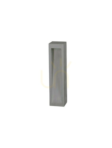 Kontrollera Luces Exclusivas Acajete LE73581 trädgårdspollare, betong och glas, LED 6 W 450 lm 3000 K, 60 cm, IP65