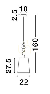 ALEM Luces Exclusivas taklampa LE44202 small 2