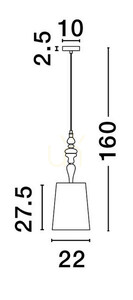 ALEM Luces Exclusivas taklampa LE44205 small 2