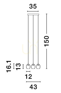TOAY Luces Exclusivas taklampa LE44239 1 TOAY Luces Exclusivas taklampa LE44239 small 1
