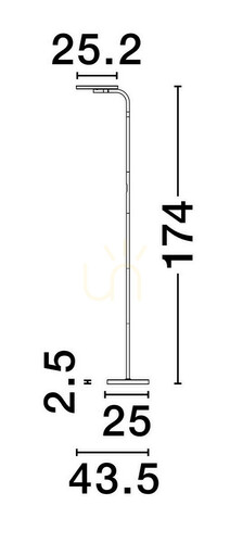 Kontrollera BUENA Luces Exclusivas Golvlampa LE44290