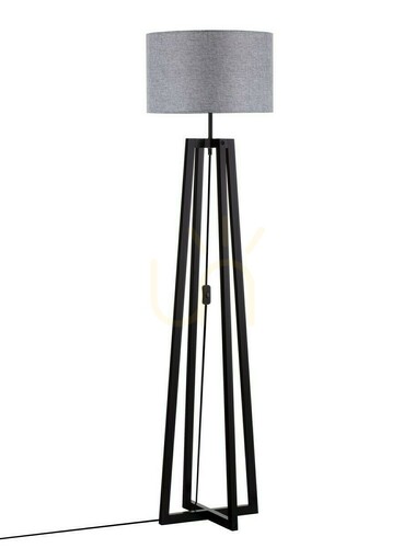 Kontrollera Golvlampa Luces Exclusivas TUMAN svart-grå E27 165 cm LE44364