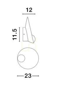 CARDE Luces Exclusivas vägglampa LE44367 small 2