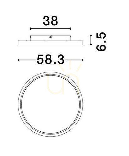 Kontrollera Plafond GRACIA Luces Exclusivas LE44411