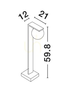 SAENZ Luces Exclusivas Belysningsstolpe LE73616 small 2