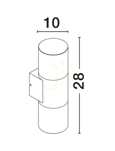 JUJUY Luces Exclusivas vägglampa för utomhusbruk LE73629 2 JUJUY Luces Exclusivas vägglampa för utomhusbruk LE73629 small 2