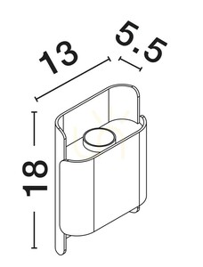 Vägglampa för utomhusbruk ORURO Luces Exclusivas LE73646 3 Vägglampa för utomhusbruk ORURO Luces Exclusivas LE73646 small 3
