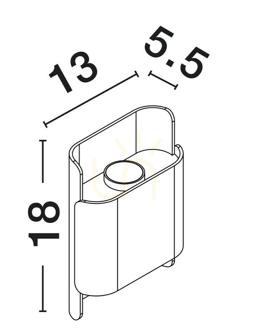 Display Vägglampa för utomhusbruk ORURO Luces Exclusivas LE73646 Vägglampa för utomhusbruk ORURO Luces Exclusivas LE73646