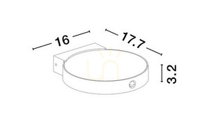 KRAUSE Luces Exclusivas vägglampa för utomhusbruk LE73677 small 3