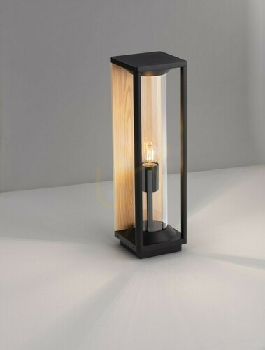 Kontrollera FELIPE Luces Exclusivas LE73706 pollarlampa svart 50 cm