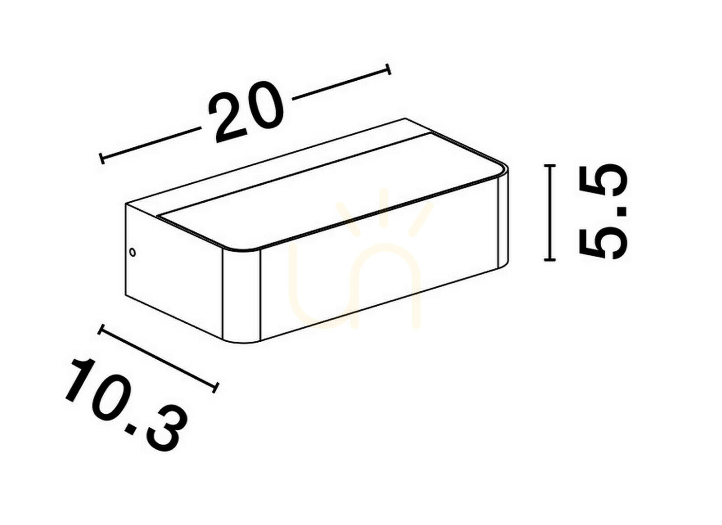 Display ROBORE vägglampa för utomhusbruk från Luces Exclusivas LE73735 ROBORE vägglampa för utomhusbruk från Luces Exclusivas LE73735