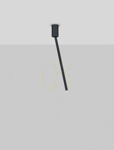 Svart LED-taklampa ABAPO Luces Exclusivas LE44697 4 W 3000 K small 1